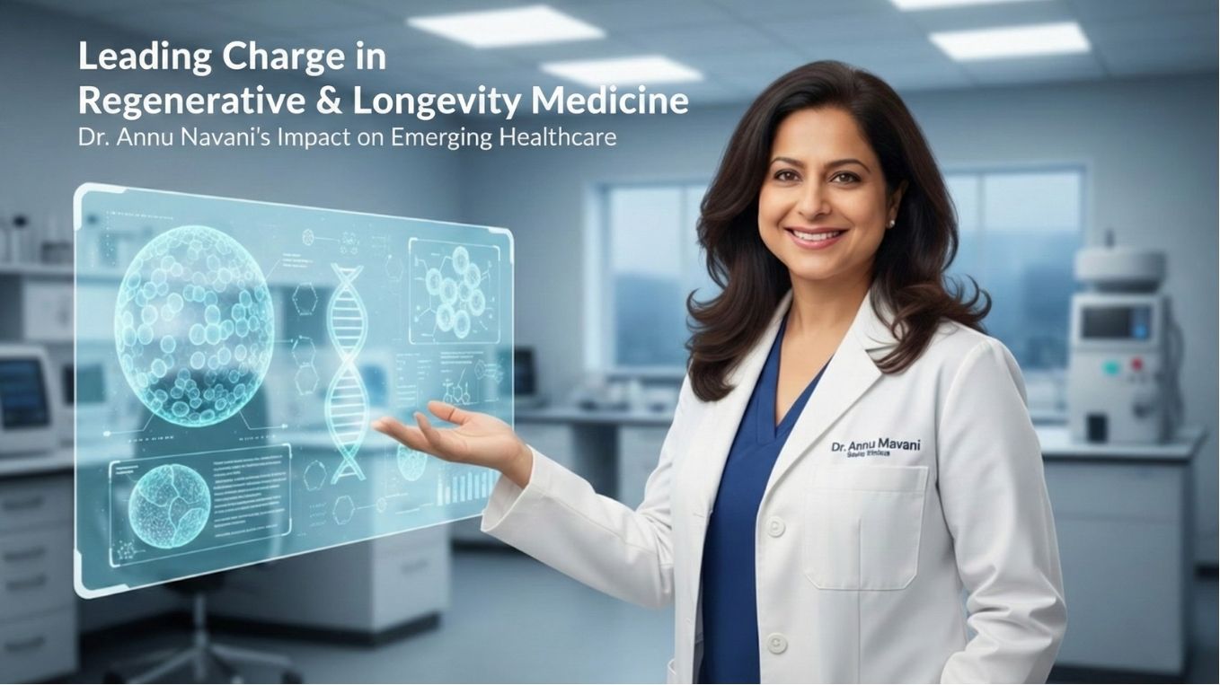 Leading charge in Regenerative & Longevity Medicine: Dr. Annu Navani’s Impact on Emerging Healthcare